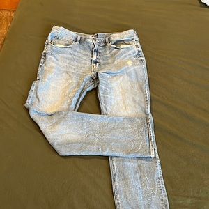 J crew mens light washed jeans